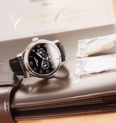 Patek Philippe Minute Repeater Perpetual Calendar Platinum Perpetual Calendar Minute Repeater Watch Ref 5374