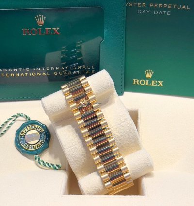 Rolex Day-date 40 228238 Day-date 40mm President Yellow Gold Silver Roman Dial