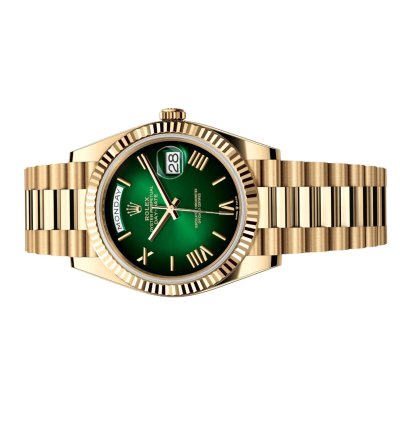 Rolex Day-date 40 228238 Green Dial Unworn Full Set