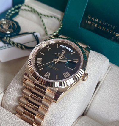 Rolex Day-date 40 228238 Green Ombre Gr Ombre Neu 2024 Full Set