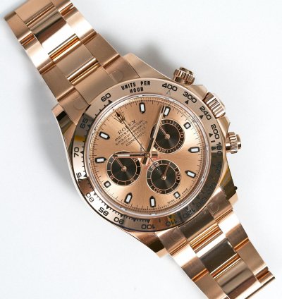 Rolex Daytona Brand New Unworn Rose Dial Cheapest Worldwide