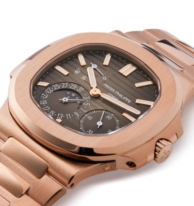 Patek Philippe Nautilus 18k Rose Gold 5712 1r-001 - Ats-w007866