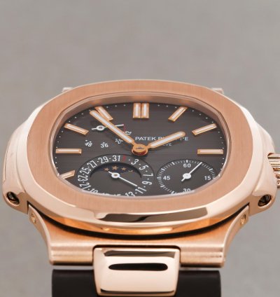 Patek Philippe Nautilus 18k Rose Gold 5712r-001 - Ats-w007785