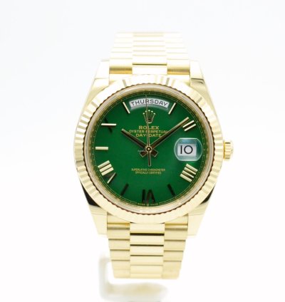 Rolex Day-date 40 228238 Green Unworn 12-2024
