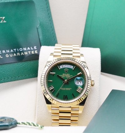 Rolex Day-date 40 228238 Green Unworn 12-2024