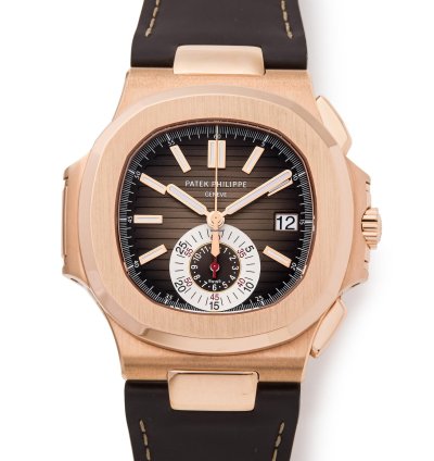 Patek Philippe Nautilus 18k Rose Gold 5980r-001 - Ats-w007750
