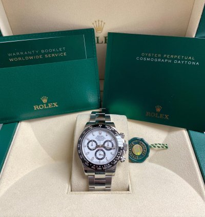 Rolex Daytona Ceramic Bezel White Dial 116500ln New 2022