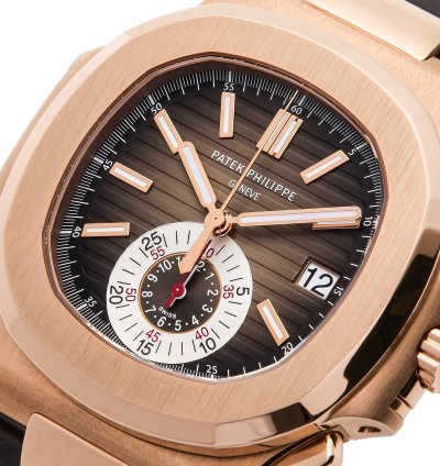 Patek Philippe Nautilus 18k Rose Gold 5980r-001 - Ats-w007750
