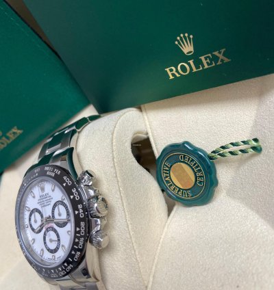 Rolex Daytona Ceramic Bezel White Dial 116500ln New 2022