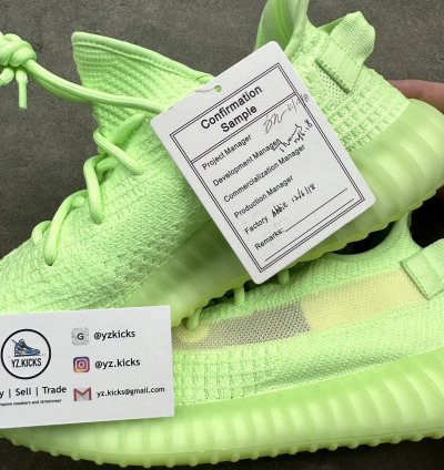 Sample Adidas Yeezy Boost 350 V2 Glow Size 12