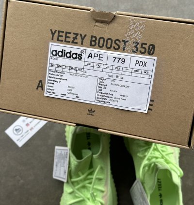 Sample Adidas Yeezy Boost 350 V2 Glow Size 12