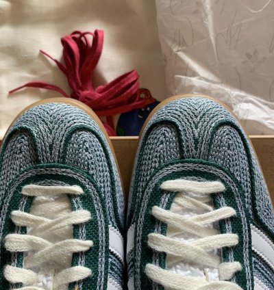 Sean Wotherspoon Adidas Gazelle Hemp Green Size 10