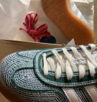 Sean Wotherspoon Adidas Gazelle Hemp Green Size 10