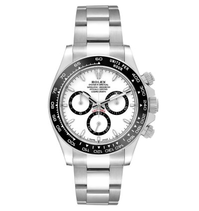 Rolex Daytona Ceramic Bezel White Panda Steel Mens Watch 126500 Unworn