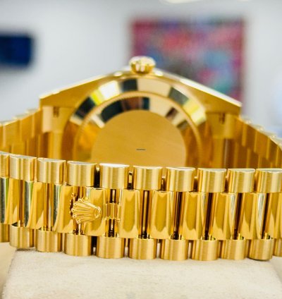 Rolex Day-date 40 228238 New Factory Green Dial Yellow Gold Box And Papers Unworn 2024