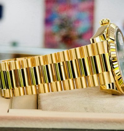 Rolex Day-date 40 228238 New Factory Green Dial Yellow Gold Box And Papers Unworn 2024