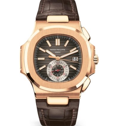 Patek Philippe Nautilus 18k Rose Gold Mens Watch