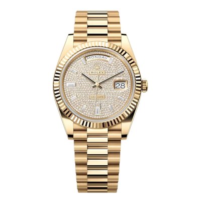 Rolex Day-date 40 228238 Pave Unworn Full Set