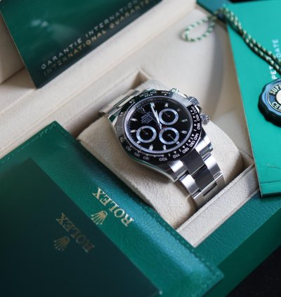 Rolex Daytona Ceramic Black Dial New 2023 Full Set