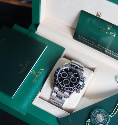 Rolex Daytona Ceramic Black Dial New 2023 Full Set