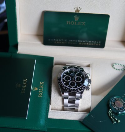 Rolex Daytona Ceramic Black Dial New 2023 Full Set