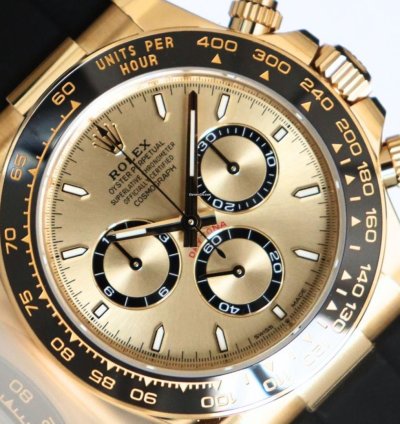 Rolex Daytona Champagne Dial Oysterflex 126518ln