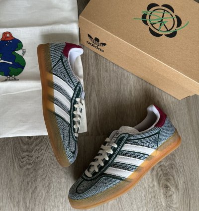 Sean Wotherspoon Hemp Green Adidas Gazelle Indoor
