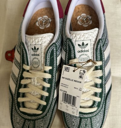 Sean Wotherspoon Hemp Green Adidas Gazelle Indoor