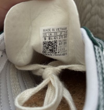 Sean Wotherspoon Hemp Green Adidas Gazelle Indoor