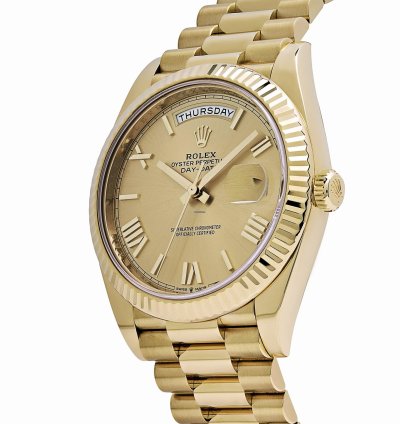 Rolex Day-date 40 228238 Yellow Gold Champagne Roman Dial 2024