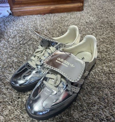 Silver Metallic Gum Wales Bonner Adidas Sambas
