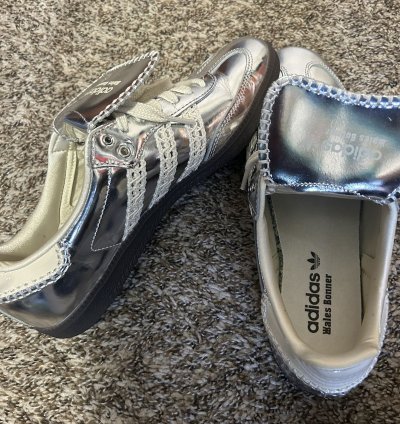 Silver Metallic Gum Wales Bonner Adidas Sambas