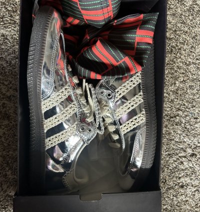 Silver Metallic Gum Wales Bonner Adidas Sambas