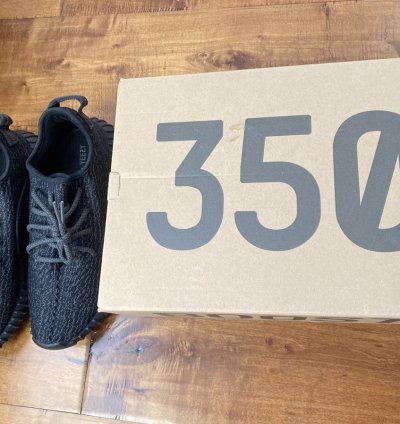 Size 10 5 Adidas Yeezy Boost 350 Pirate Black 2023 Bb5350