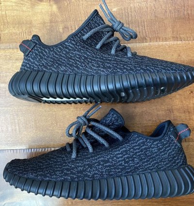 Size 10 5 Adidas Yeezy Boost 350 Pirate Black 2023 Bb5350