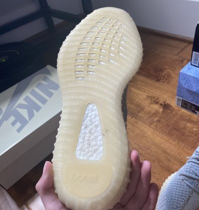Size 10 5 Adidas Yeezy Boost 350 V2 Cloud White Blue Fw3043