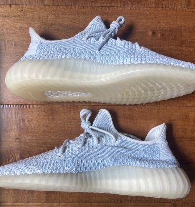 Size 10 5 Adidas Yeezy Boost 350 V2 Cloud White Blue Fw3043