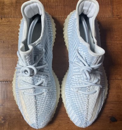 Size 10 5 Adidas Yeezy Boost 350 V2 Cloud White Blue Fw3043