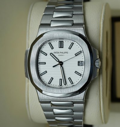 Patek Philippe Nautilus 2012 Nautilus 5711 White Dial Discontinued - Excellent Condition Full Set