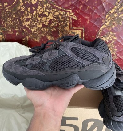 Size 10 Adidas Yeezy 500 Utility Black Brand New