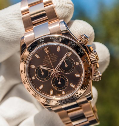 Rolex Daytona Chocolate Dial - Everose Oyster Bracelet - Discontinued