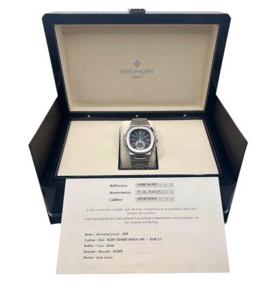 Patek Philippe Nautilus 2014 Blue Complete Set