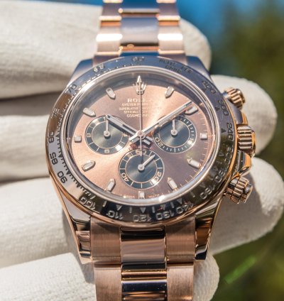 Rolex Daytona Chocolate Dial - Everose Oyster Bracelet - Discontinued