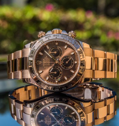 Rolex Daytona Chocolate Dial - Everose Oyster Bracelet - Discontinued