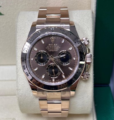 Rolex Daytona Chocolate Dial Full Rose Gold 116505