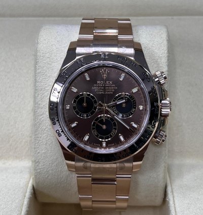 Rolex Daytona Chocolate Dial Full Rose Gold 116505