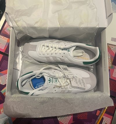 Size 12 Kith Adidas Samba Og White