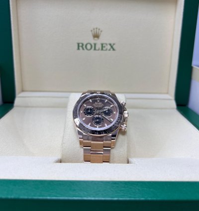 Rolex Daytona Chocolate Dial Full Rose Gold 116505