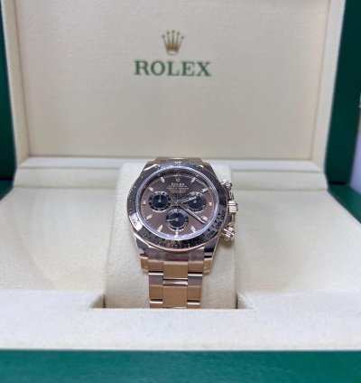 Rolex Daytona Chocolate Dial Full Rose Gold 116505
