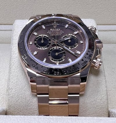 Rolex Daytona Chocolate Dial Full Rose Gold 116505